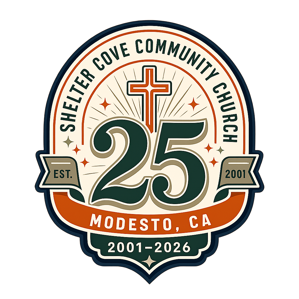 Shelter Cove Community Church 25th Anniversary, Est. 2001, Modesto CA